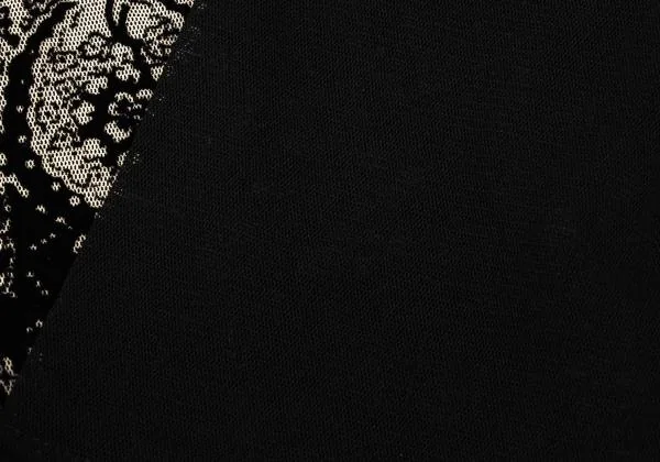 de la Vieux Flocked Print Mesh T Shirt K-148898_009
