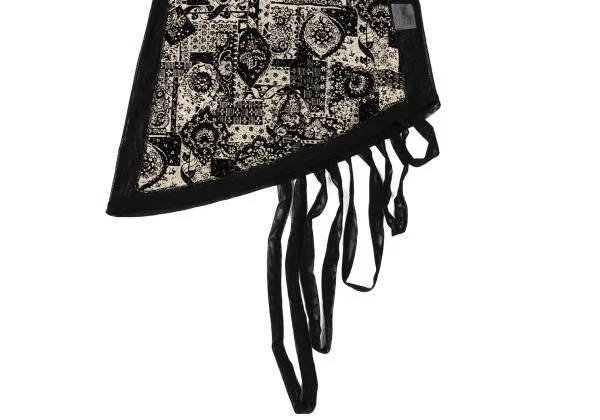 de la Vieux Flocked Print Mesh T Shirt K-148898_010