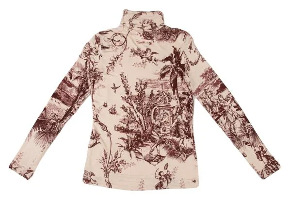 Jean Paul GAULTIER SOLEIL Printed Turtleneck T shirt K-148906_012