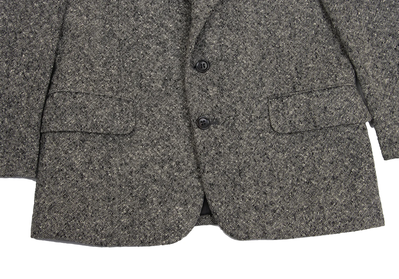 【春物】COMME des GARÇONS グレー ウールジャケット COMME des GARCONS HOMME - コムデギャルソンオム24AW 縮絨