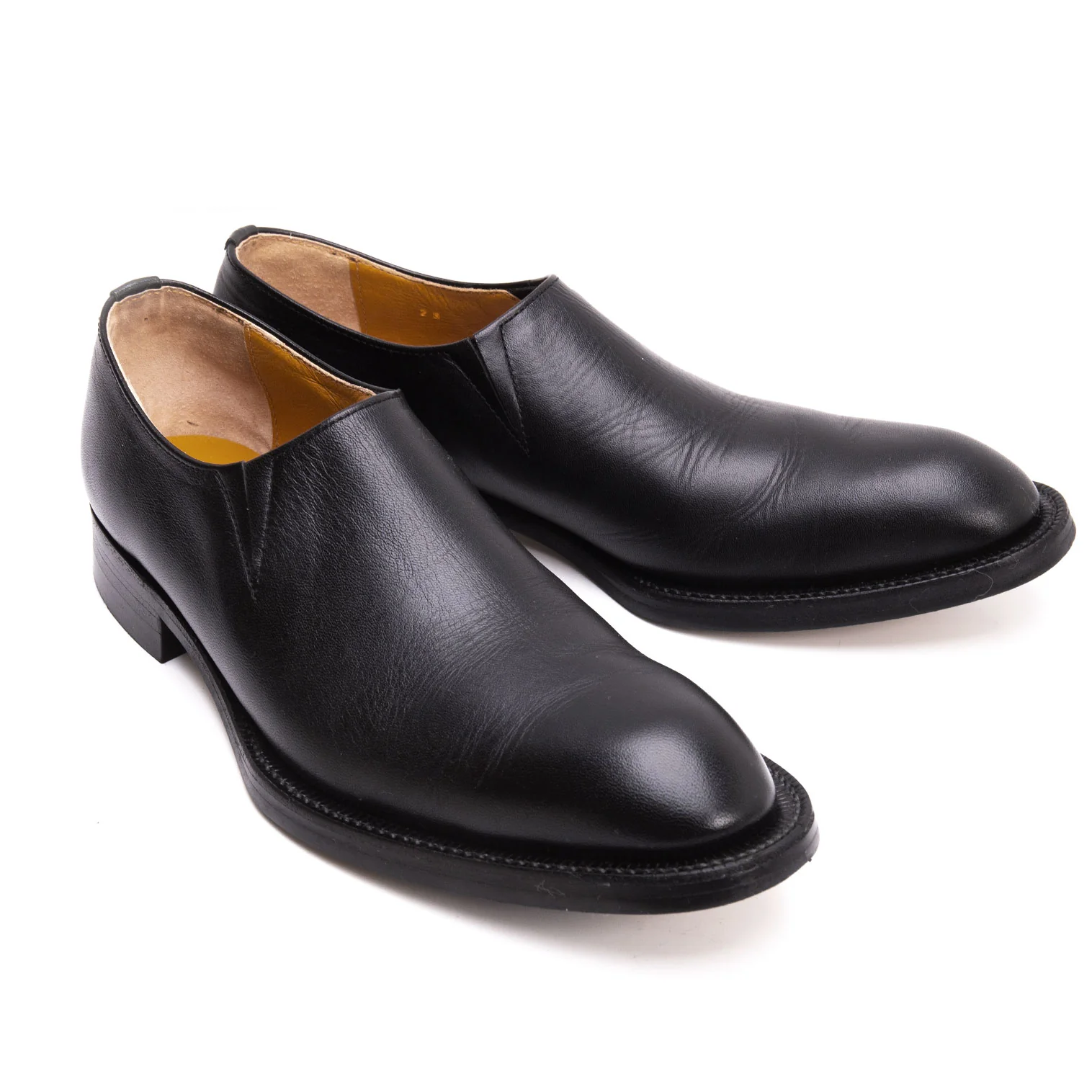 コムデギャルソンCOMME des GARCONS レザースリッポンシューズ