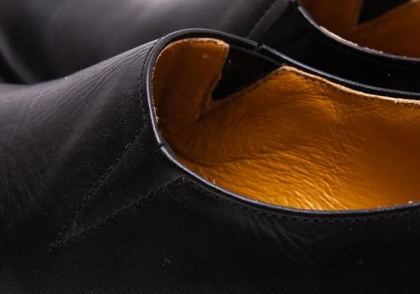 コムデギャルソンCOMME des GARCONS レザースリッポンシューズ