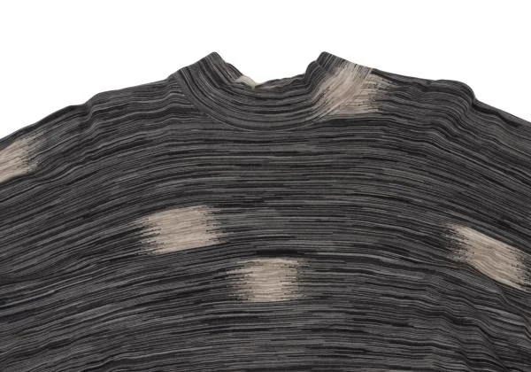 JURGEN LEHL Striped Loose Silhouette Hight-neck T shirt K-149068_003