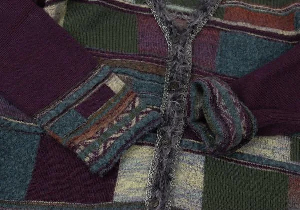 M.&KYOKO Wool Blend Cardigan Like V-neck Knit Sweater K-149076_006