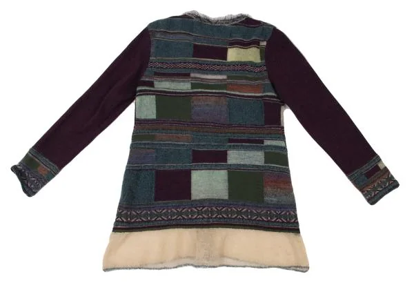 M.&KYOKO Wool Blend Cardigan Like V-neck Knit Sweater K-149076_012
