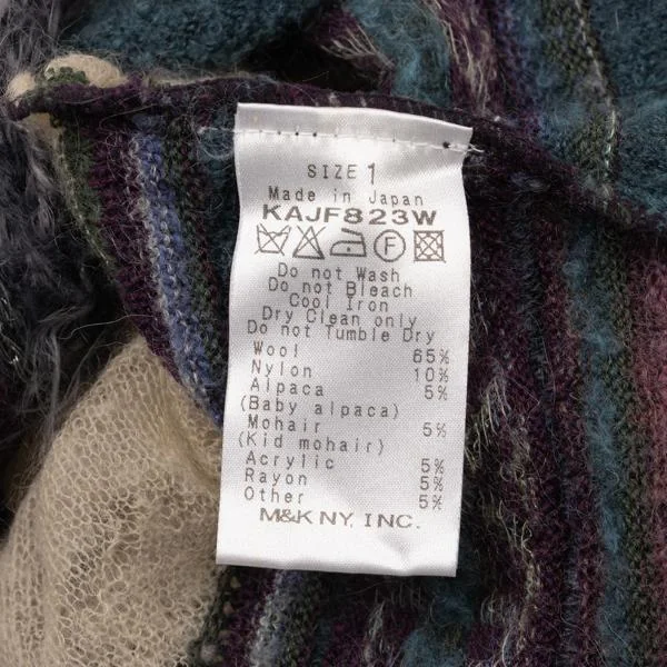 M.&KYOKO Wool Blend Cardigan Like V-neck Knit Sweater K-149076_016