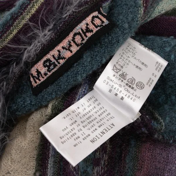 M.&KYOKO Wool Blend Cardigan Like V-neck Knit Sweater K-149076_017