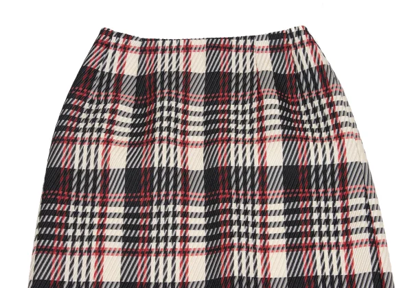 tricot COMME des GARCONS Poly Checked Skirt K-149103_003