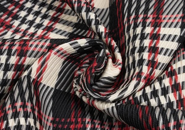 tricot COMME des GARCONS Poly Checked Skirt K-149103_013