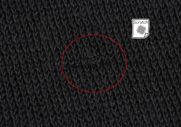 COMME des GARCONS HOMME Wool Acrylic Piping Hem Knit K-149113_008
