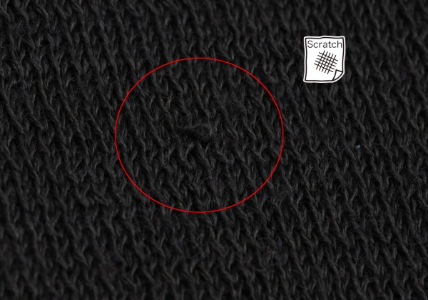 COMME des GARCONS HOMME Wool Acrylic Piping Hem Knit K-149113_009