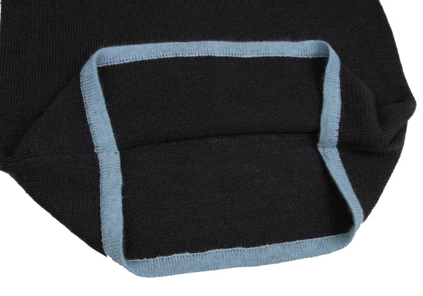 COMME des GARCONS HOMME Wool Acrylic Piping Hem Knit K-149113_013