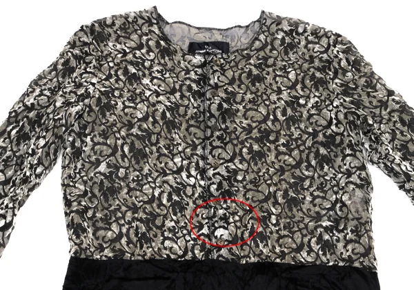 tricot COMME des GARCONS Arabesque See-through Switching Dress K-149164_003
