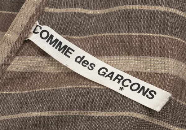 COMME des GARCONS Lame Striped Wrap Skirt K-149173_015