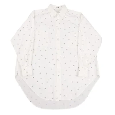 ISSEY MIYAKE I.S. Cotton Patterned Long Sleeve Shirt