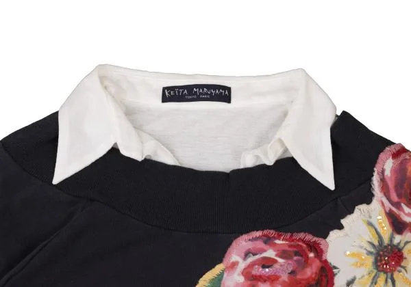 KEITA MARUYAMA Shirt Layered Floral Patch Top K-149236_004