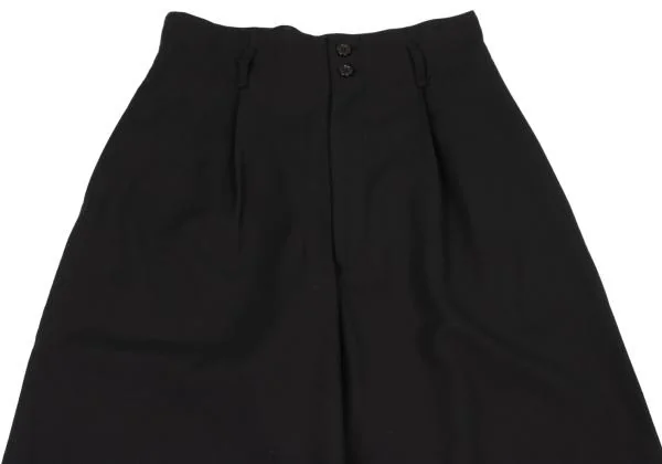 Yohji Yamamoto FEMME Wool Tuck Wide Pants K-149262_002
