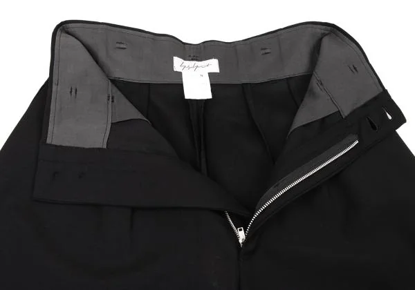 Yohji Yamamoto FEMME Wool Tuck Wide Pants K-149262_006