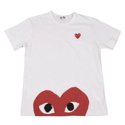 PLAY COMME des GARCONS Heart Patch & Print T Shirt 