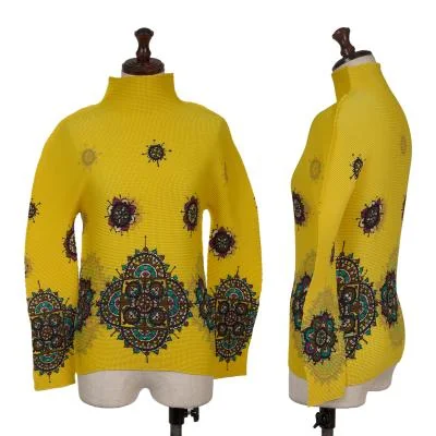 Unbranded Printed Stretch Pleats Top