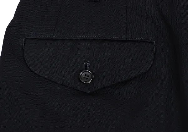 COMME des GARCONS Wool Gaba Tuck Shorts K-149299_009