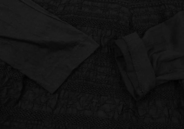 tricot COMME des GARCONS Mesh Stiped Switching Back-open Top K-149310_007