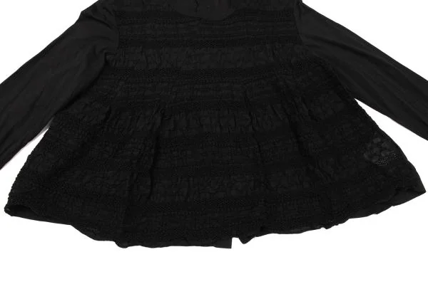 tricot COMME des GARCONS Mesh Stiped Switching Back-open Top K-149310_008