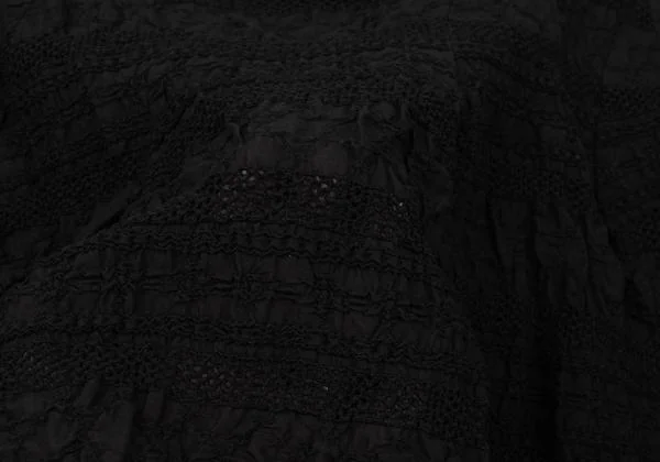 tricot COMME des GARCONS Mesh Stiped Switching Back-open Top K-149310_014