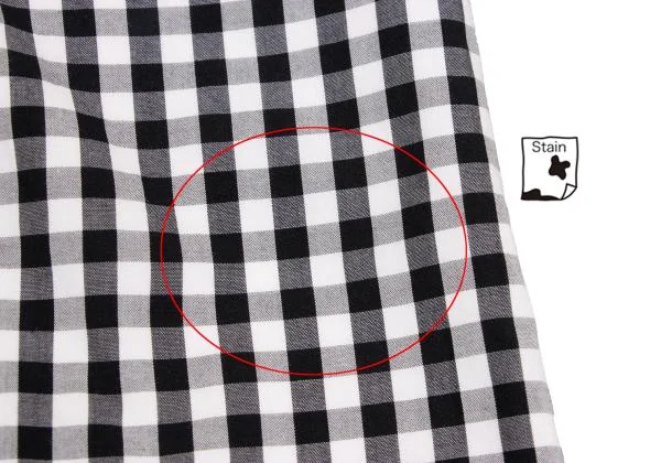 BLACK COMME des GARCONS Washed Check Dropped Crotch Pants K-149322_007