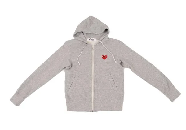 PLAY COMME des GARCONS Heart Patch Zip Hoodie K-149334_002