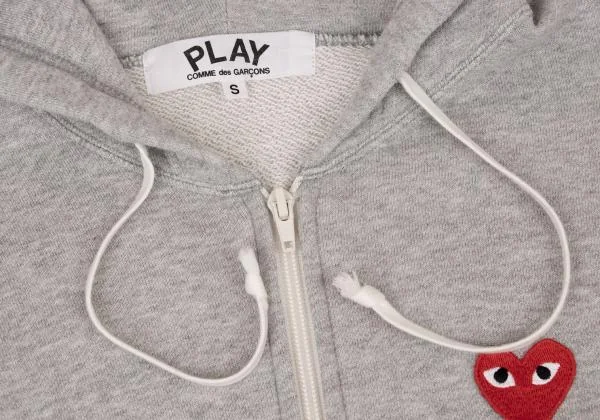 PLAY COMME des GARCONS Heart Patch Zip Hoodie K-149334_005