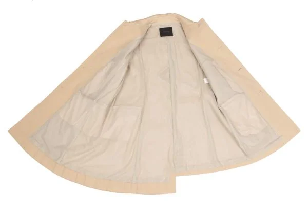 UNDERCOVER Mesh Lining Double Collar Coat K-149356_014
