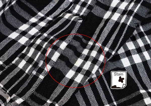 Y's Wool Rayon Check Long Sleeve Shirt K-149363_008