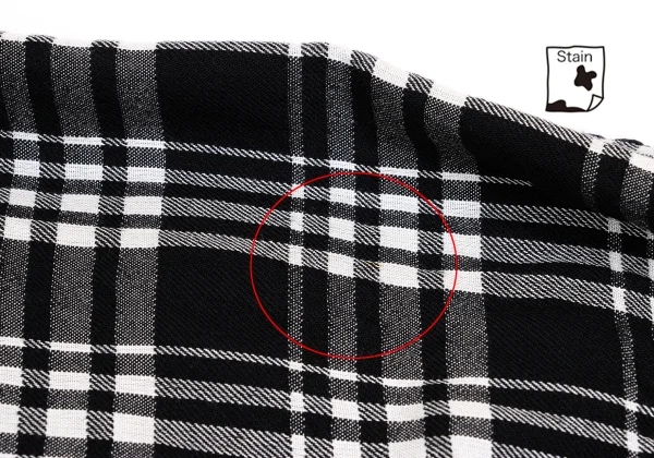 Y's Wool Rayon Check Long Sleeve Shirt K-149363_016