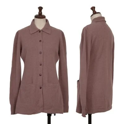 Sybilla Wool Blend Square Button Knit Jacket