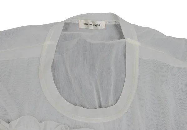 COMME des GARCONS Frill Mesh Dress K-149480_005