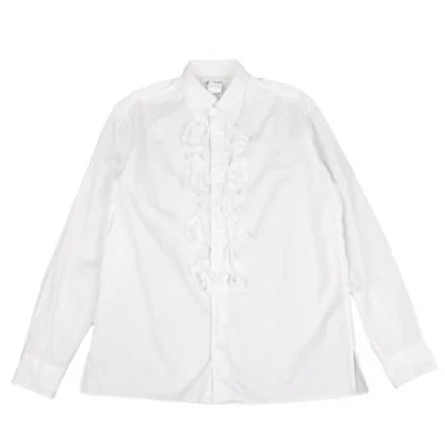 Yohji Yamamoto POUR HOMME Frill Taping Cotton Shirt