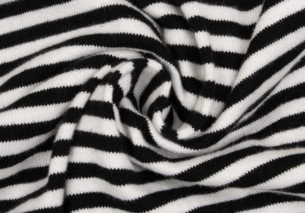 レギュレーション ヨウジヤマモトメンREGULATION Yohji Yamamoto MEN コットンボーダーニットカーディガン 黒白1 K-149514_011