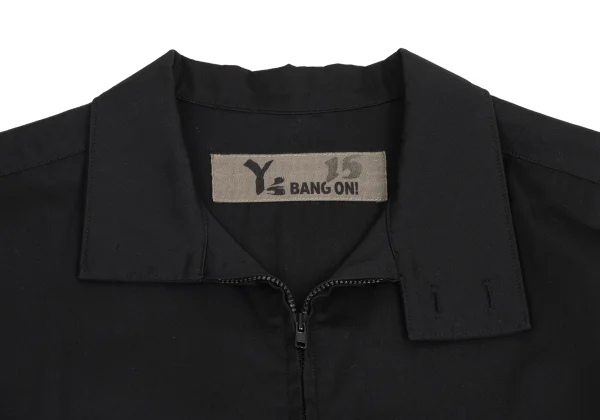 Y's BANG ON! No.15 Cotton Zip-up Stand Collar Long Shirt K-149516_003