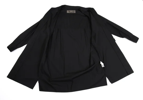 Y's BANG ON! No.15 Cotton Zip-up Stand Collar Long Shirt K-149516_014