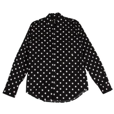 Ground Y Dot Pattern Shoulder Button Long Sleeve Shirt