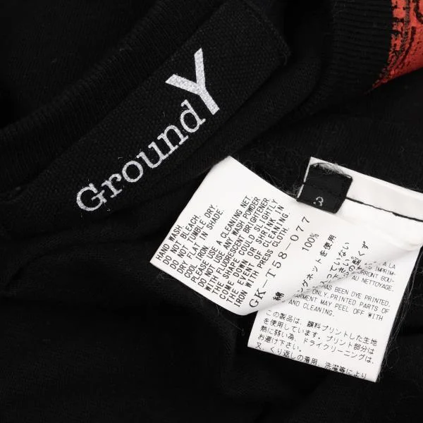 Ground Y Logo Printed T Shirt K-149520_013