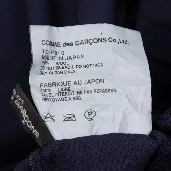 tricot COMME des GARCONS Dyed Shirring Gathered Wrap Pants K-149576_014