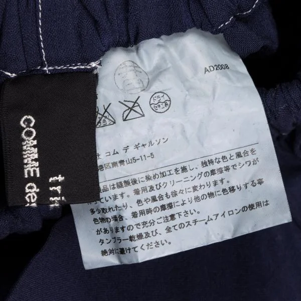 tricot COMME des GARCONS Dyed Shirring Gathered Wrap Pants K-149576_015