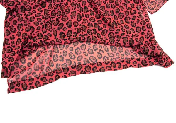 tricot COMME des GARCONS Leopard Printed Ribbon Neck Blouse K-149609_009