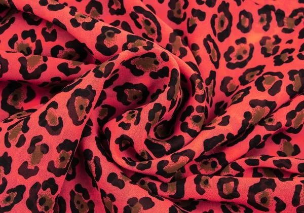 tricot COMME des GARCONS Leopard Printed Ribbon Neck Blouse K-149609_016