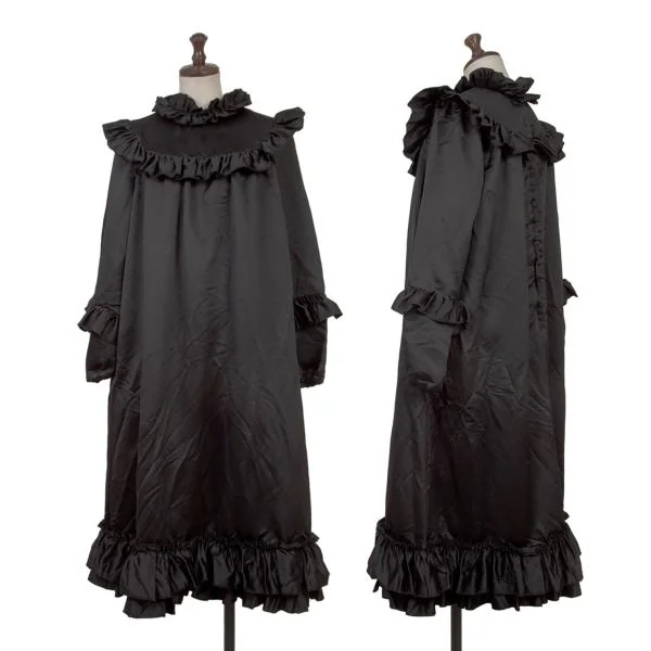 COMME des GARCONS GIRL Ruffle Decoration Pullover Poly Dress Black S K-149627_001
