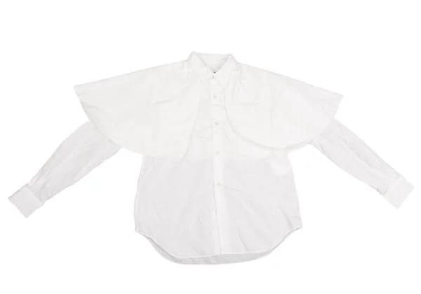 COMME des GARCONS Cape Layered Poly Blouse K-149641_002