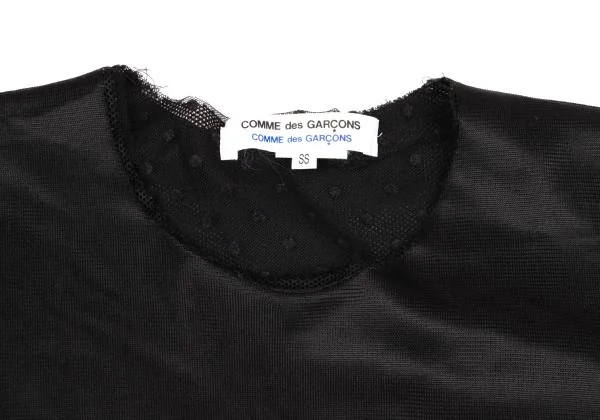 COMME des GARCONS Dot Mesh Layered T Shirt K-149647_005