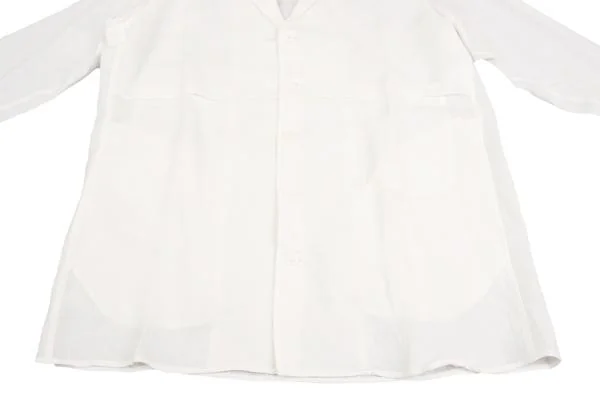 Yohji Yamamoto POUR HOMME Linen Front Switching Long Jacket K-149672_011